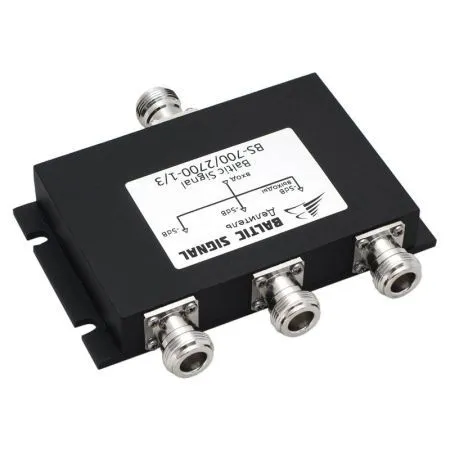 Купить делитель мощности baltic signal bs-700/2700-1/3 по доступной цене | Полоса частот  Купить делитель мощности baltic signal bs-700/2700-1/3 по доступной цене | Полоса частот