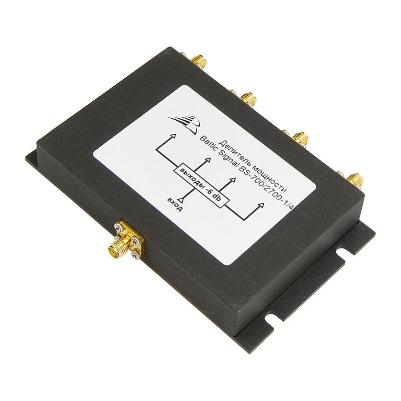 Делитель Baltic Signal BS-700/2700-1/4 (SMA-female) Делитель Baltic Signal BS-700/2700-1/4 (SMA-female)