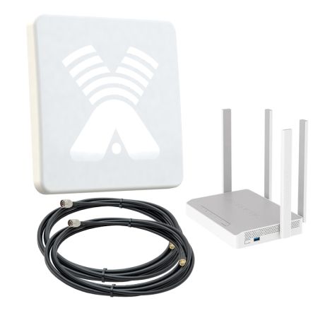 Комплект 3G/4G-WiFi Интернет в загородный дом 17 дБ Keenetic HERO + AGATA MIMO