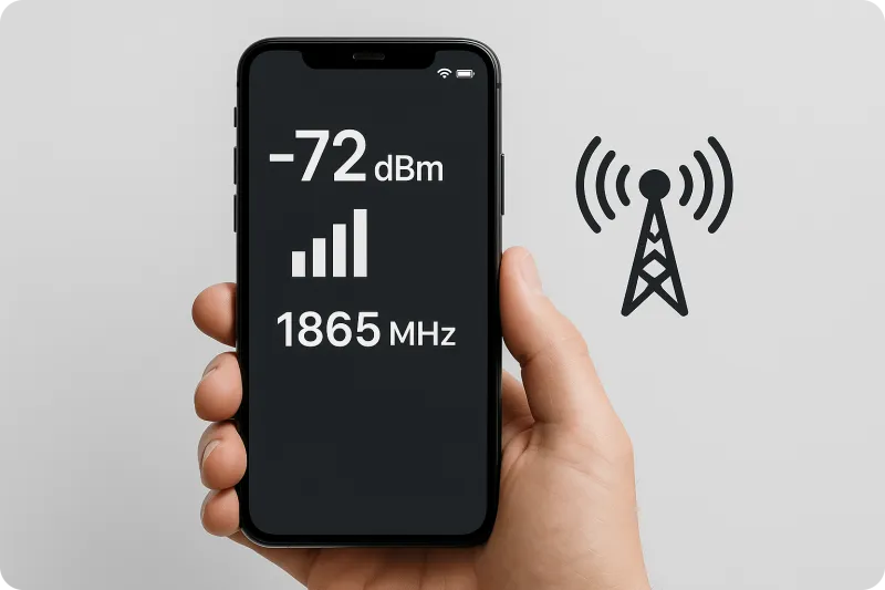 Как измерить уровень сигнала и частоту сотовой связи при помощи смартфона Как измерить уровень сигнала и частоту сотовой связи при помощи смартфона