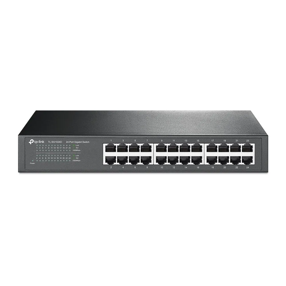 Коммутатор TP-Link TL-SG1024D, 24 гигабитных порта | фото 1