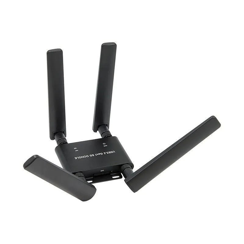 Корпусной USB-адаптер для модемов M.2 (4хSMA-female для MIMO 4x4)