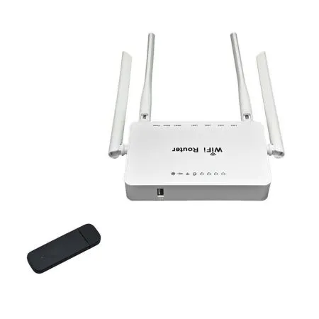Комплект WiFi-роутера ZBT 1626 и 3G/4G-модема Huawei 3372