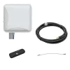 Комплект 3G/4G-WiFi Интернет на дачу Минимум 14 дБ (модем Huawei E8372)