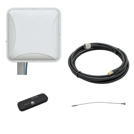 Комплект 3G/4G-WiFi Интернет на дачу Минимум 14 дБ (модем Huawei E8372)