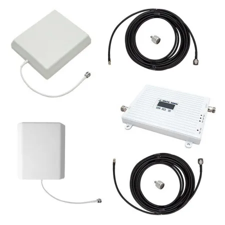 Комплект усиления GSM+3G+LTE Baltic Signal BS-GSM/DCS/3G-65-kit (до 200 м2)