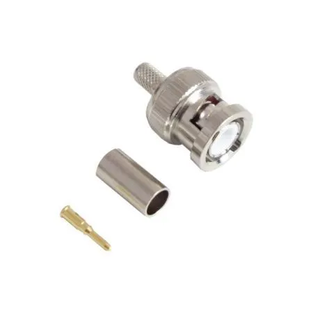 Разъём B-111F (BNC-male, обжимной, на кабель RG-58)