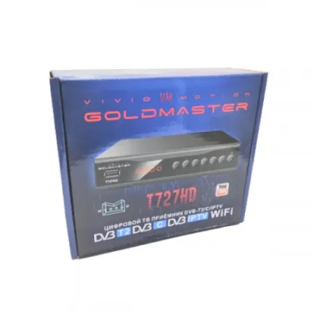 Ресивер GoldMaster T727 HD Ресивер GoldMaster T727 HD