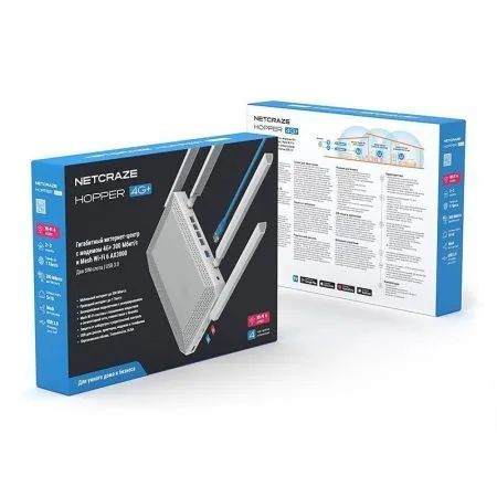 Купить netcraze hopper 4g+ (nc‑2312) - роутер на две sim‑карты 4g lte по доступной цене | Полоса частот  Купить netcraze hopper 4g+ (nc‑2312) - роутер на две sim‑карты 4g lte по доступной цене | Полоса частот