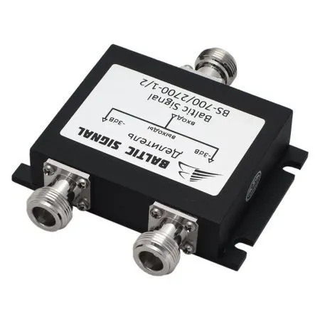 Купить делитель мощности baltic signal bs-700/2700-1/2 по доступной цене | Полоса частот  Купить делитель мощности baltic signal bs-700/2700-1/2 по доступной цене | Полоса частот
