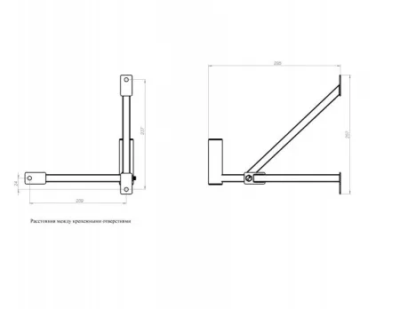Купить кронштейн стеновой для крепления антенн ksu-240 по доступной цене в СПБ | Полоса частот 
