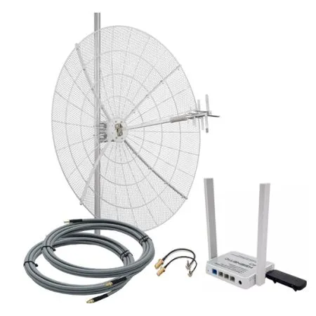 Комплект 3G/4G-WiFi Интернет в коттедж Максимум+ 2х27дБ