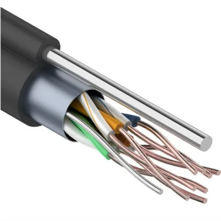 Кабель UTP 5E 4x2xAWG24, наружный с тросом, медь