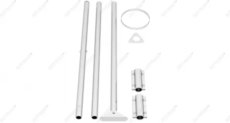 Купить мачта антенная m45d3 (4,5 метра) алюминиевая, составная по доступной цене в СПБ | Полоса частот 