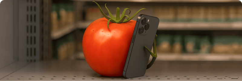 В магазинах