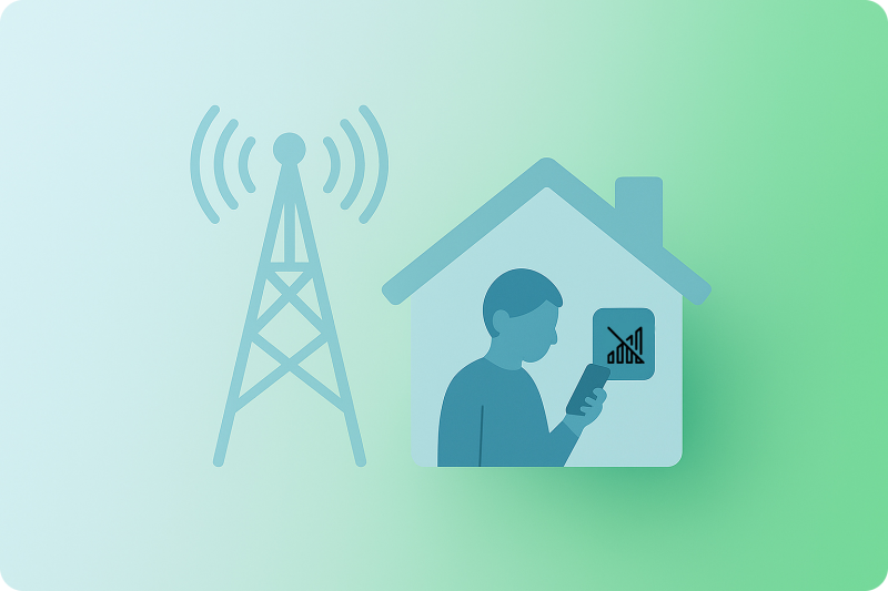 Возможные причины плохого сигнала сотовой связи