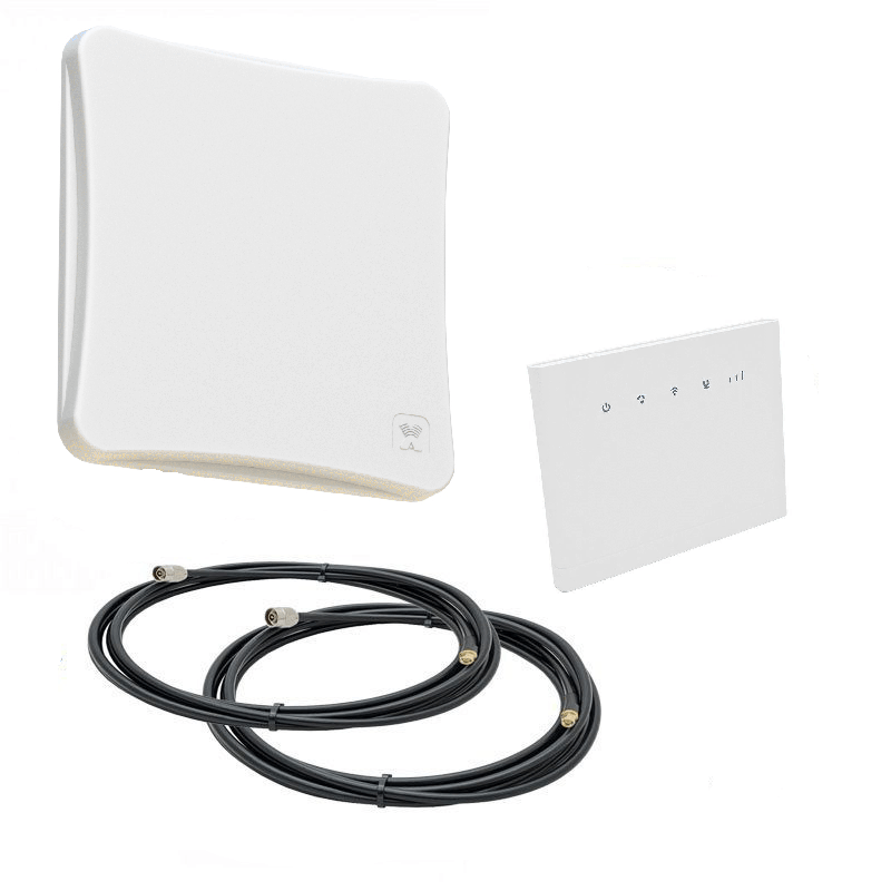 Комплект 3G/4G-WiFi Интернет в коттедж Стандарт 2х17дБ Комплект 3G/4G-WiFi Интернет в коттедж Стандарт 2х17дБ
