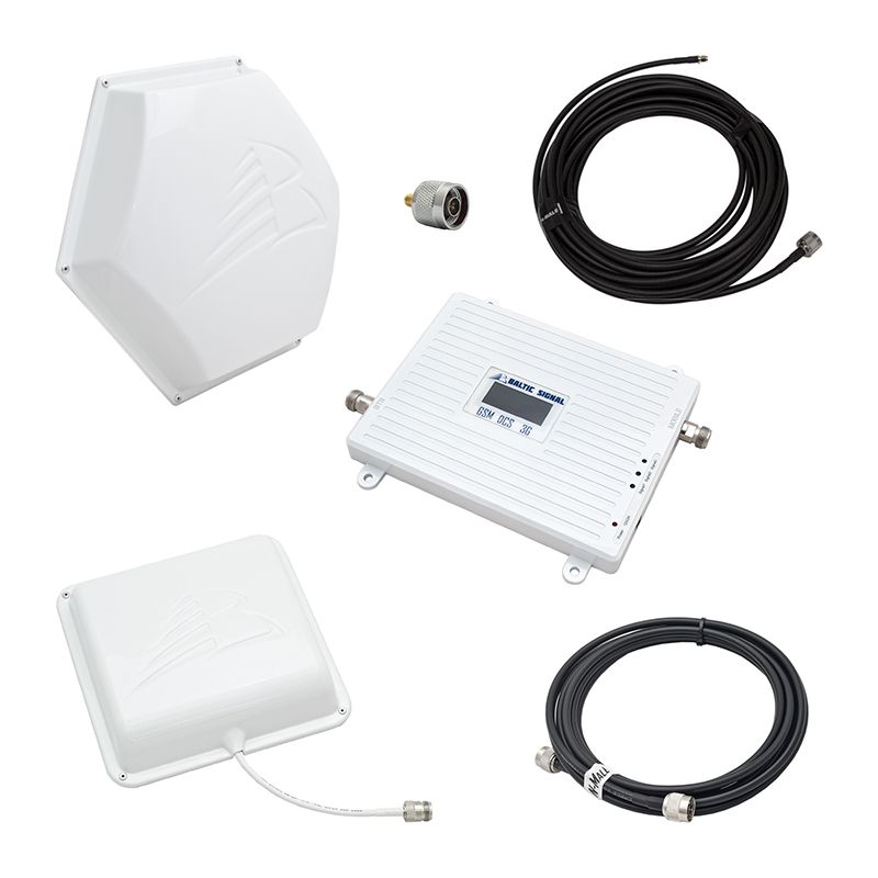 Комплект усиления GSM+3G+LTE Baltic Signal BS-GSM/DCS/3G-65-kit фото 1