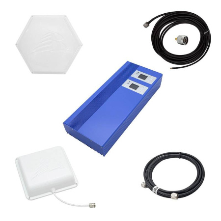 Купить Комплект Baltic Signal для усиления GSM, DCS, 3G, 4G, LTE (до 300 м2) по доступной цене | Полоса частот 