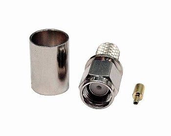 Разъём S-A111/5D (RP-SMA-male, обжимной, на кабель 5D, реверсный)