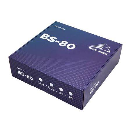 Купить комплект усиления gsm baltic signal bs-gsm-80-kit (до 1200 м2) по доступной цене в СПБ | Полоса частот 