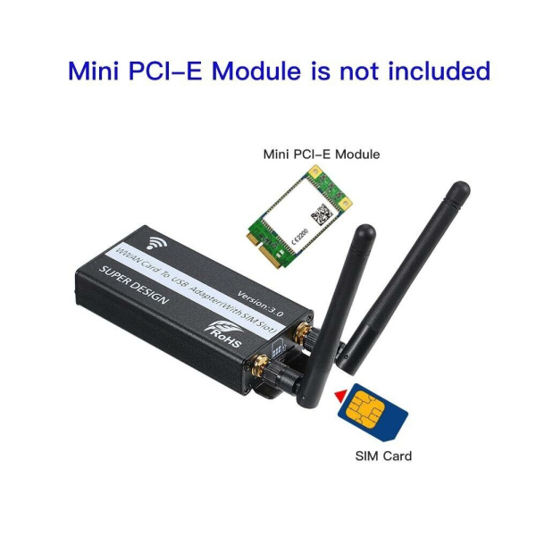 Адаптер (переходник) USB для модемов miniPCIe
