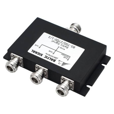 Купить делитель мощности baltic signal bs-700/2700-1/3 по доступной цене | Полоса частот  Купить делитель мощности baltic signal bs-700/2700-1/3 по доступной цене | Полоса частот