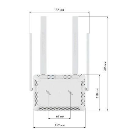 Купить netcraze speedster (nc‑3013) - гигабитный wi‑fi ac1200 роутер по доступной цене | Полоса частот 