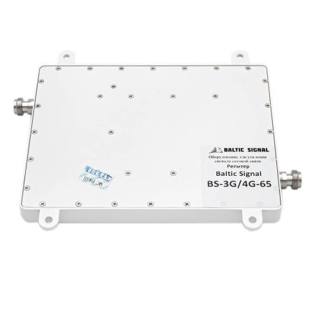 Купить репитер baltic signal bs-3g/4g-65 (65 дб, 100 мвт) по доступной цене | Полоса частот 