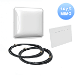 Комплект 3G/4G-WiFi Интернет в коттедж Минимум 2х14дБ Комплект 3G/4G-WiFi Интернет в коттедж Минимум 2х14дБ