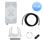 Комплект 3G/4G-WiFi Интернет на дачу Стандарт 17 дБ Комплект 3G/4G-WiFi Интернет на дачу Стандарт 17 дБ
