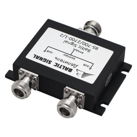 Купить делитель мощности baltic signal bs-700/2700-1/2 по доступной цене | Полоса частот 