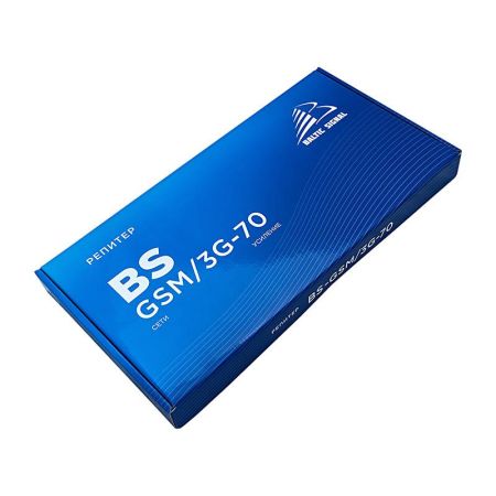 Купить Усилитель GSM+3G Baltic Signal BS-GSM/3G-70-kit (до 300 м2) по доступной цене | Полоса частот 