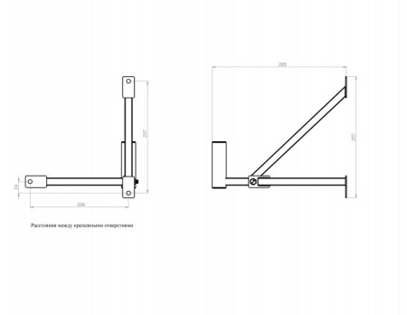 Купить кронштейн стеновой для крепления антенн ksu-240 по доступной цене в СПБ | Полоса частот 