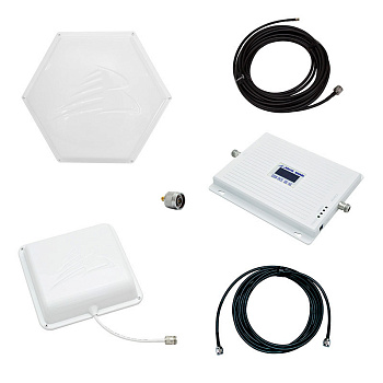 Комплект Baltic Signal для усиления GSM, DCS, 3G, 4G (до 200 м2) Комплект Baltic Signal для усиления GSM, DCS, 3G, 4G (до 200 м2)