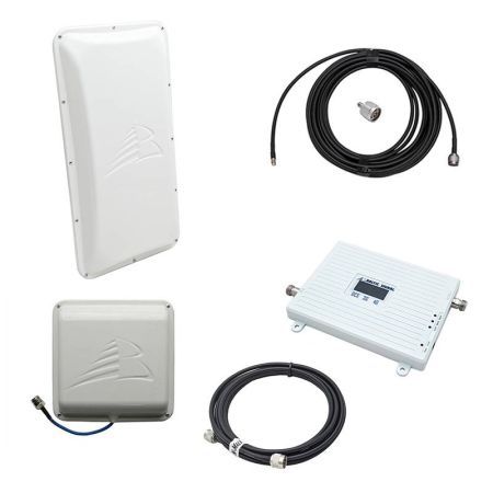 Купить Комплект усиления GSM+3G+LTE Baltic Signal BS-DCS/3G/4G-65-kit (до 100 м2) по доступной цене в СПБ | Полоса частот 
