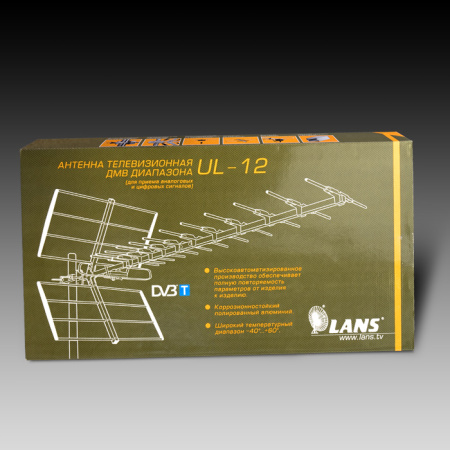 Купить антенна дмв lans ul-12 по доступной цене в СПБ | Полоса частот 