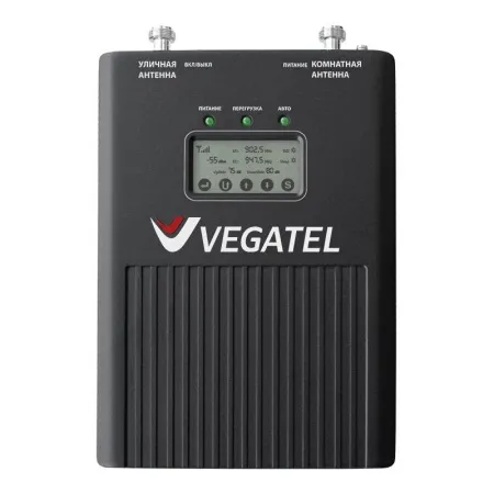 Купить репитер vegatel vt3-900l (s, led) в СПБ по доступной цене | Полоса частот 